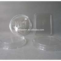 OEM Custom Made Food Grade Biodegradable Compostable Plastic PET PP PLA Lid for bowl tray